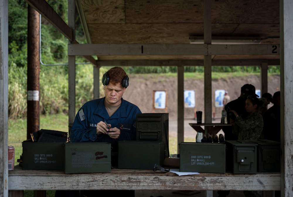USS Frank E. Petersen Jr. Sailors Conduct Live-Fire Qualification