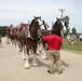 Hundreds attend Clydesdales visit to Fort McCoy; parade held at Pine View Campground