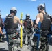Sailors aboard the USS John Finn conduct a a visit, board, search and seizure drill in the Philippine Sea