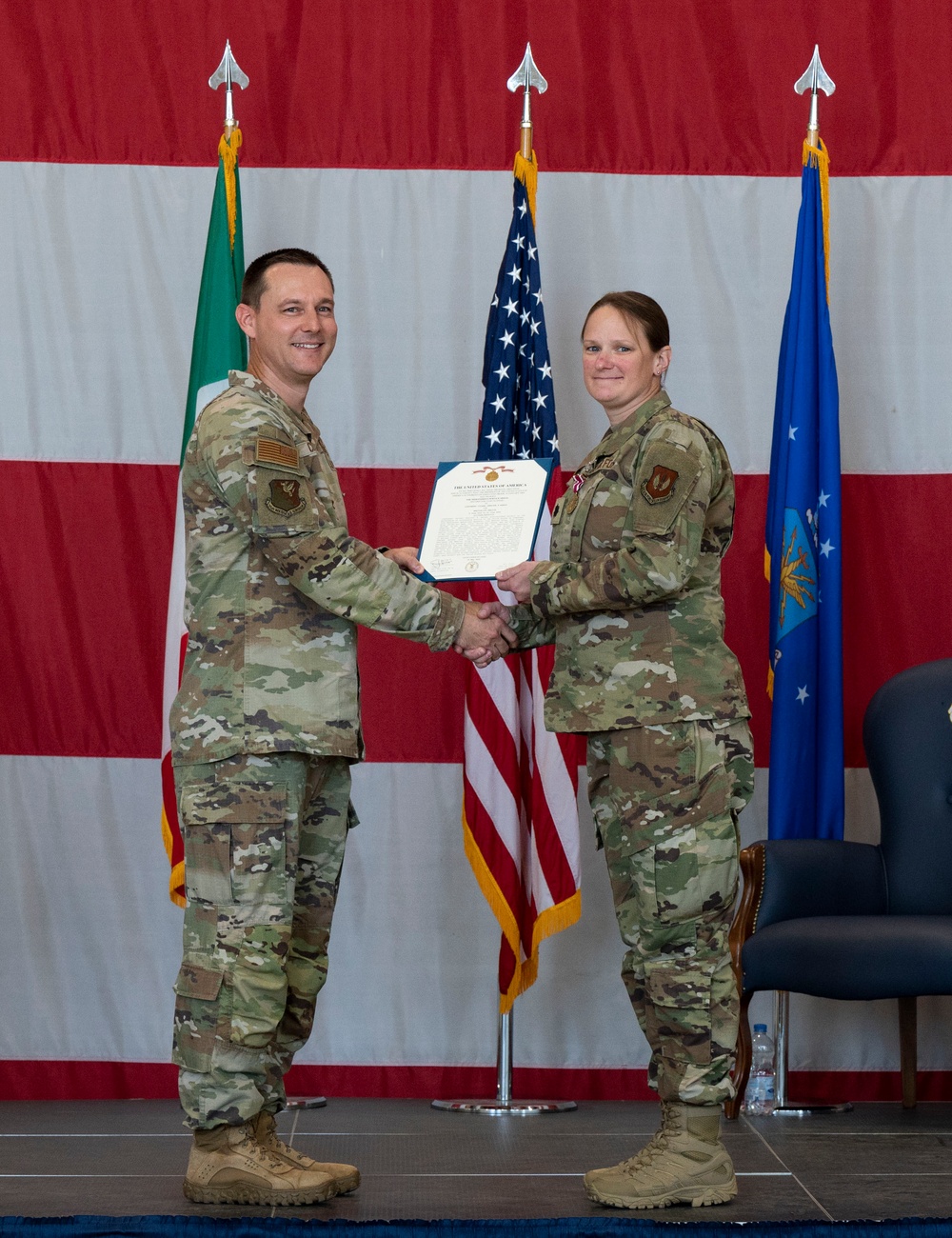 31 HCOS holds change of command