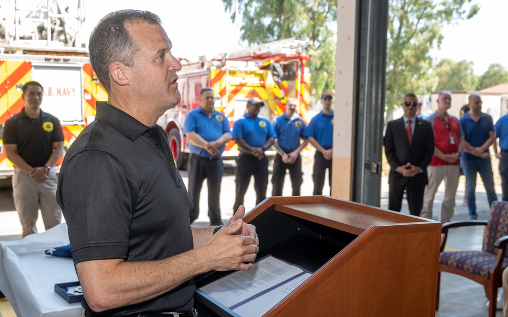 Fire Chief Merrill Retirement