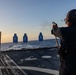 USS Ralph Johnson Sailors Participate in a Small Arms Weapons Qualification