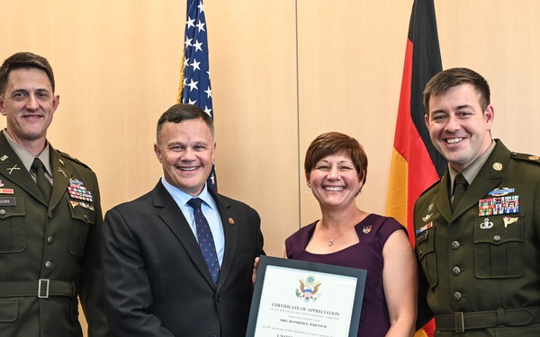 USAG Rheinland-Pfalz holds ceremony for outgoing CSM