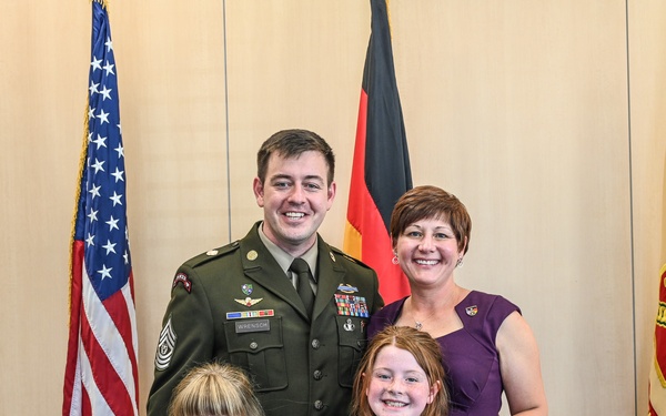 USAG Rheinland-Pfalz holds ceremony for outgoing CSM