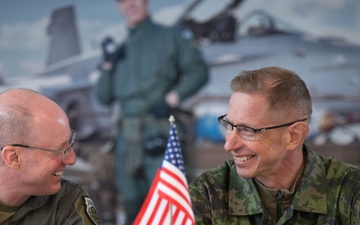 U.S. Air Force Lt. Gen. Jason Hinds attends Atlantic Trident 25 exercise