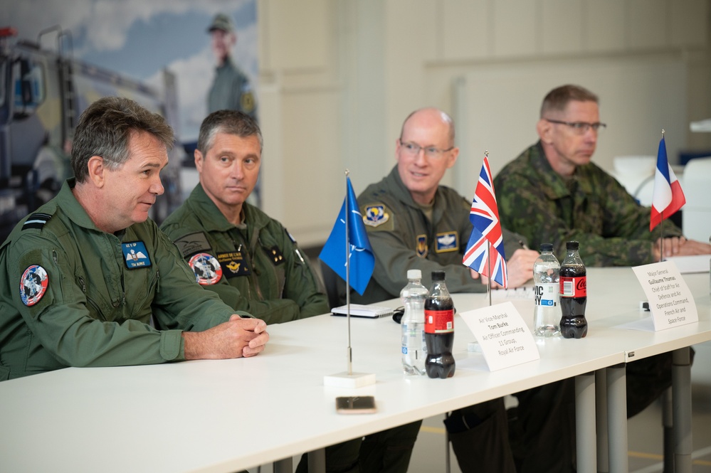 U.S. Air Force Lt. Gen. Jason Hinds attends Atlantic Trident 25 exercise