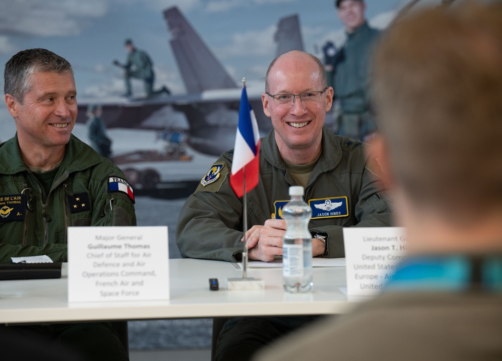 U.S. Air Force Lt. Gen. Jason Hinds attends Atlantic Trident 25 exercise