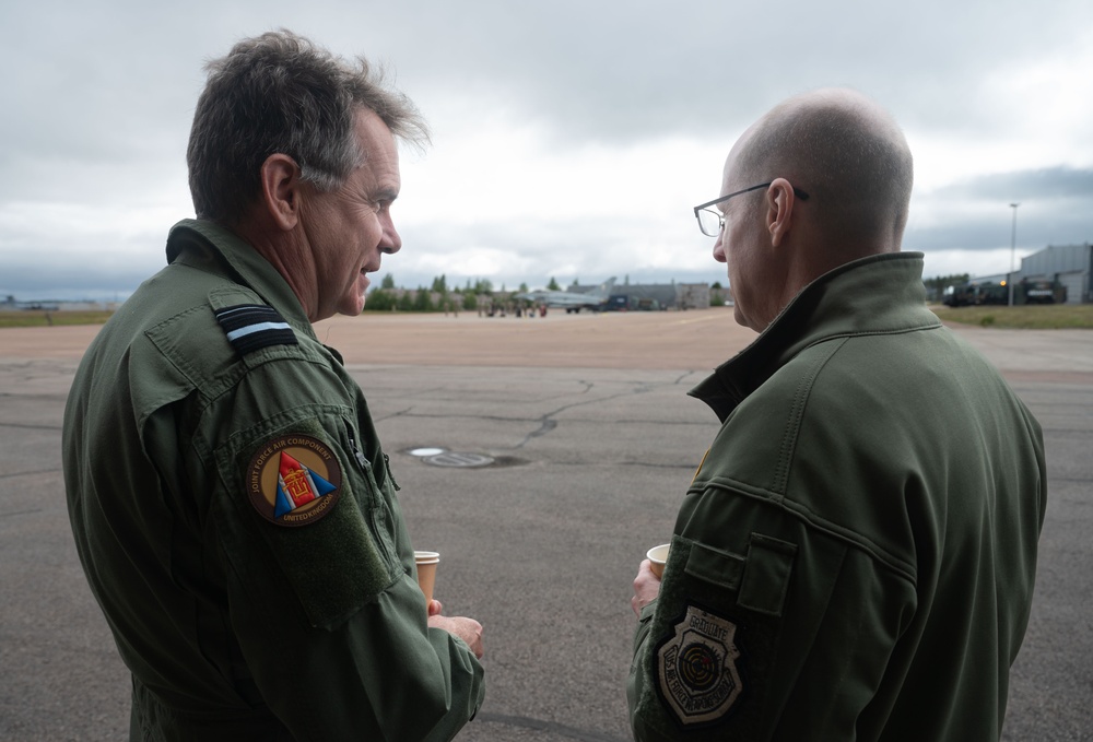 U.S. Air Force Lt. Gen. Jason Hinds attends Atlantic Trident 25 exercise