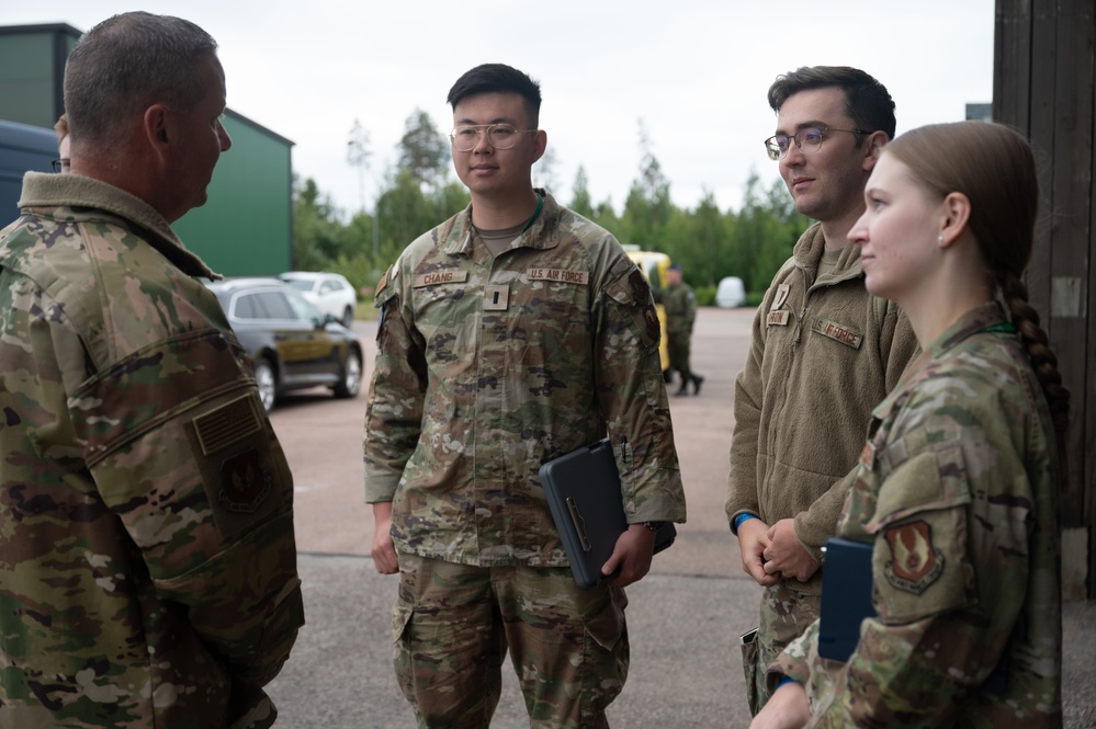 U.S. Air Force Lt. Gen. Jason Hinds attends Atlantic Trident 25 exercise