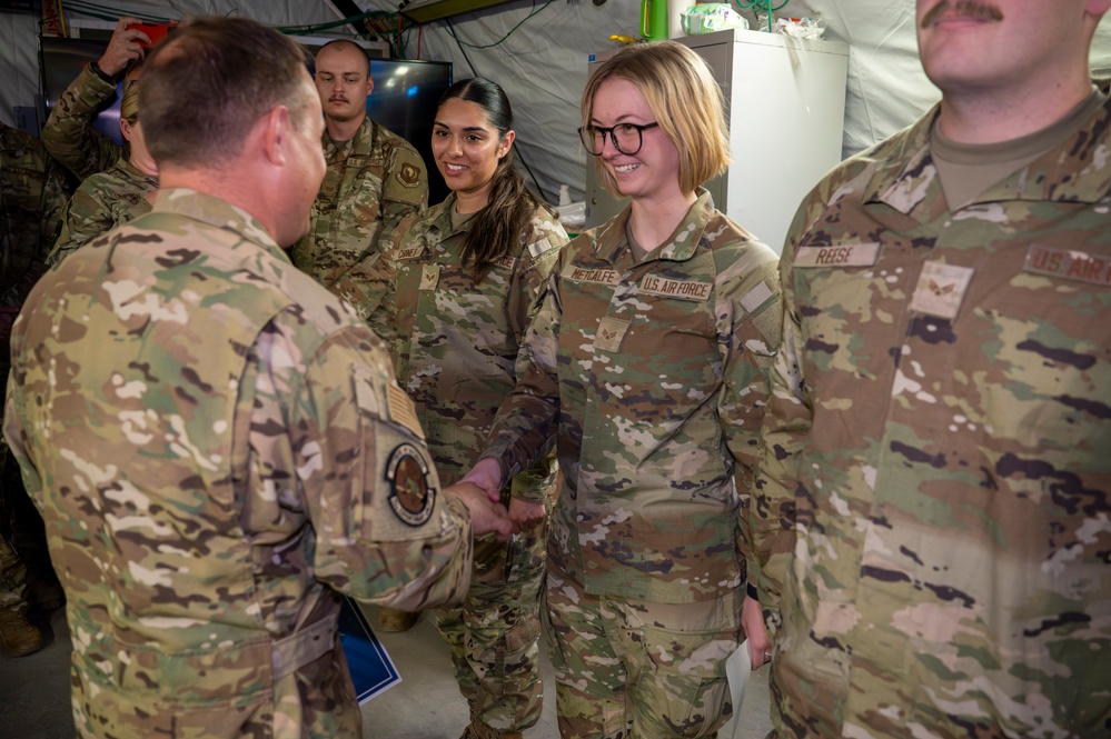 120th Airlift Wing Airmen Support 75th Expeditionary Airlift Squadron C-130 Operations