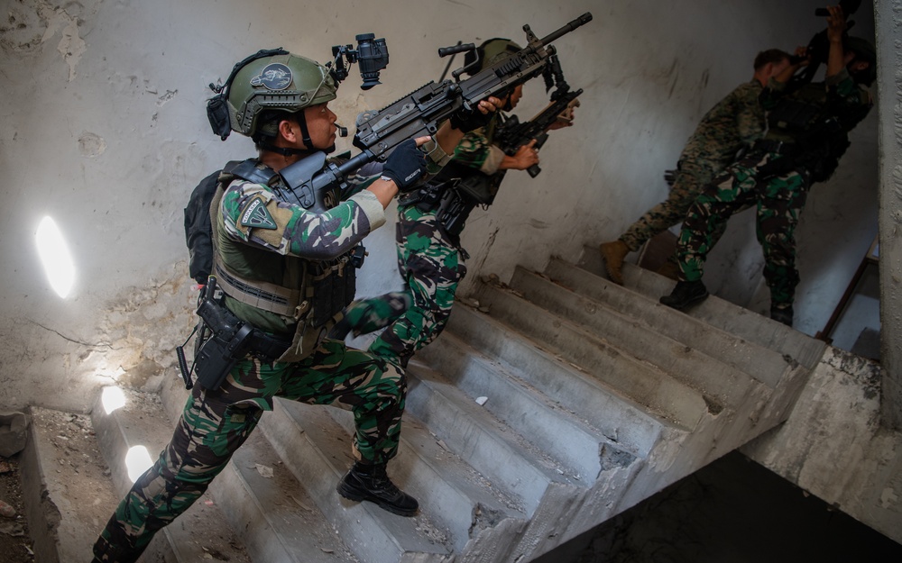 CARAT Indonesia 2025 conducts force protection field training in Surabaya