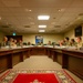 CJCS Gen. Caine meets with U.S. Africa Command leadership in a Senior Leader Roundtable meeting.