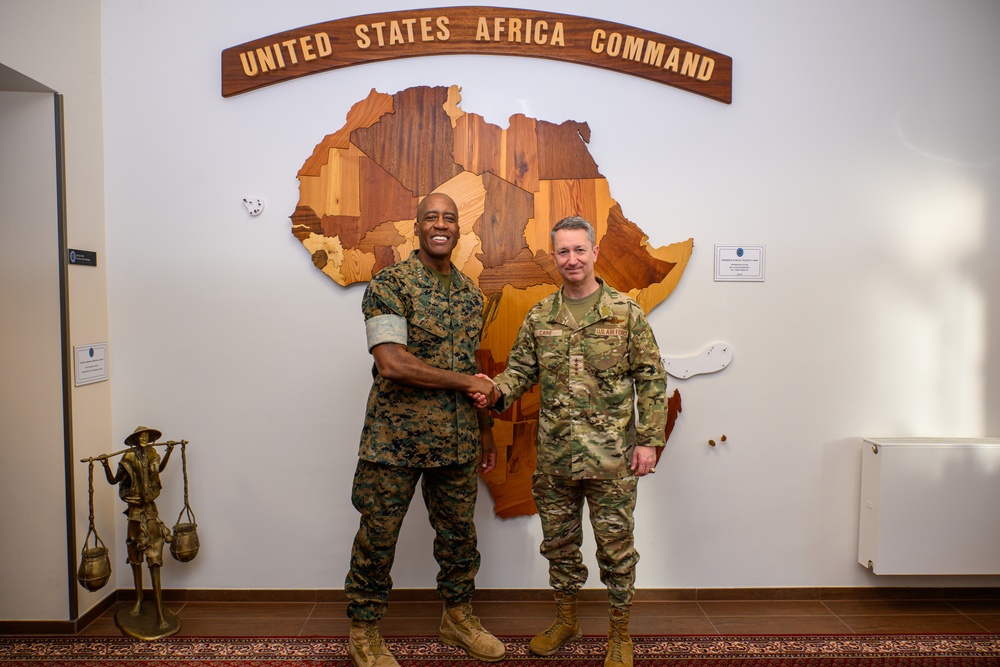 CJCS Gen. Caine meets with U.S. Africa Command Leadership