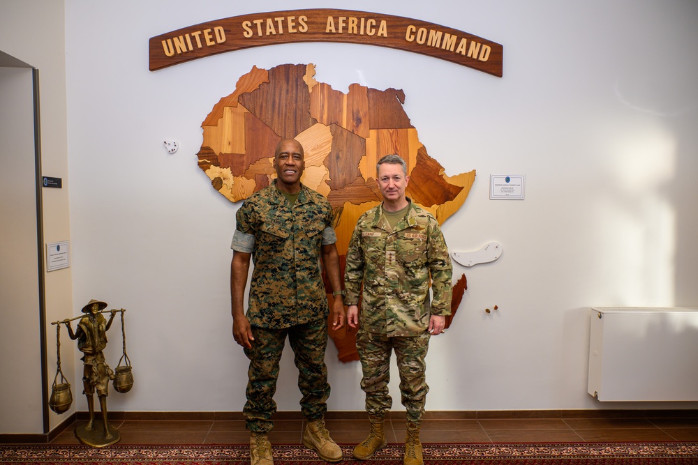 CJCS Gen. Caine meets with U.S. Africa Command Leadership