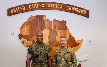 CJCS Gen. Caine meets with U.S. Africa Command Leadership
