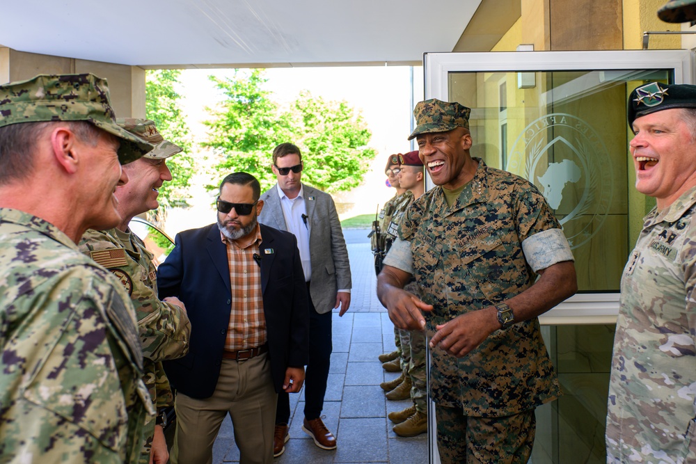 CJCS Gen. Caine meets with U.S. Africa Command Leadership