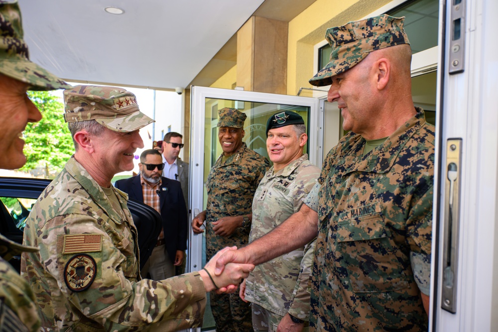 CJCS Gen. Caine meets with U.S. Africa Command Leadership