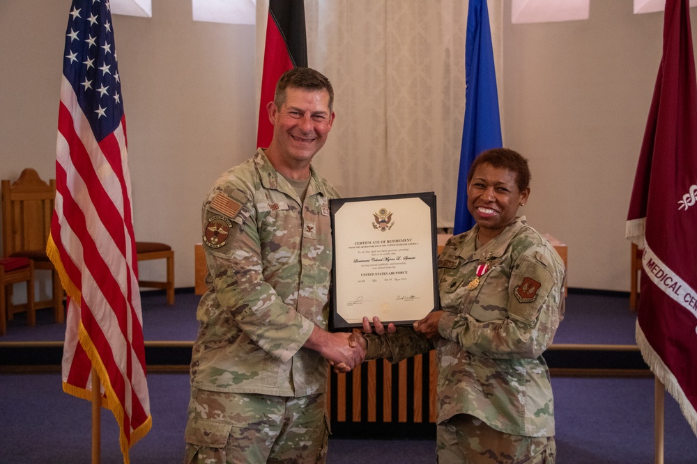 Lt. Col. Spencer Retirement