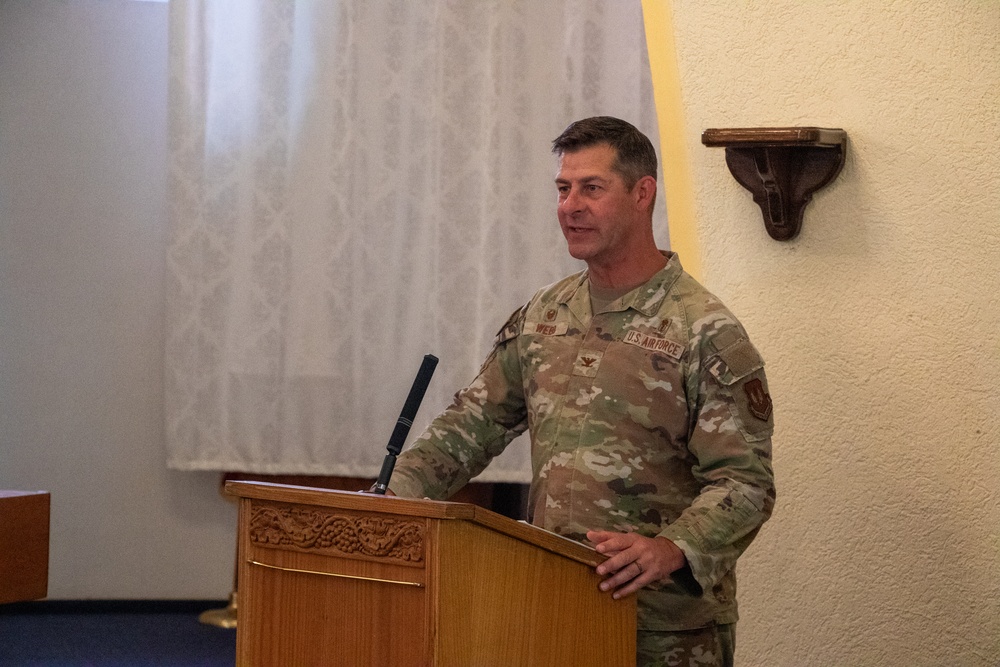 Lt. Col. Spencer Retirement