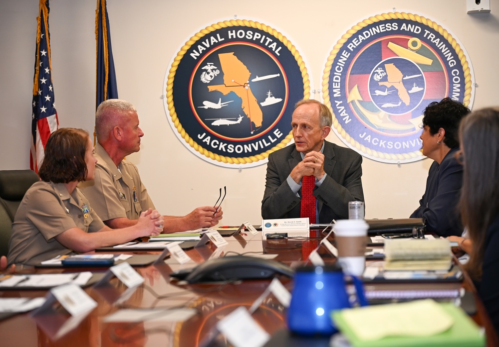 DHA Acting Director visits NH Jacksonville