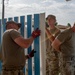 134th CES build fences for base housing at Morón Air Base