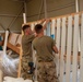 134th CES build fences for base housing at Morón Air Base