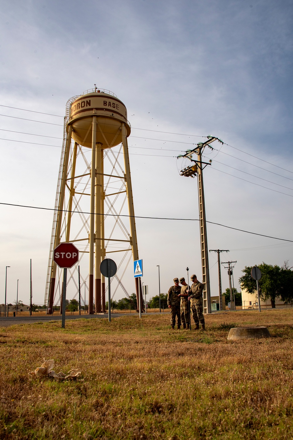 134th CES Engineers map and measure at Morón Air Base