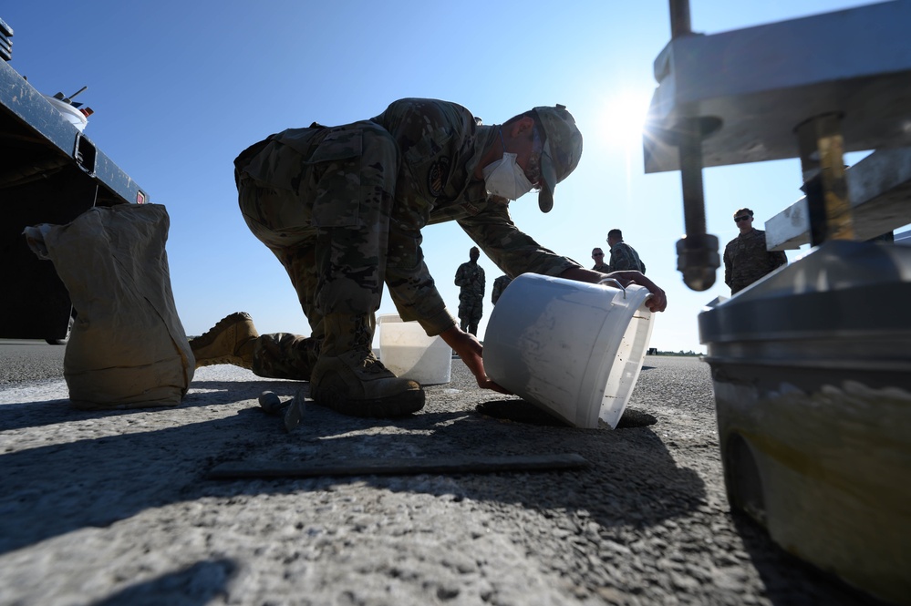 52nd CES conducts large-scale runway lighting restoration