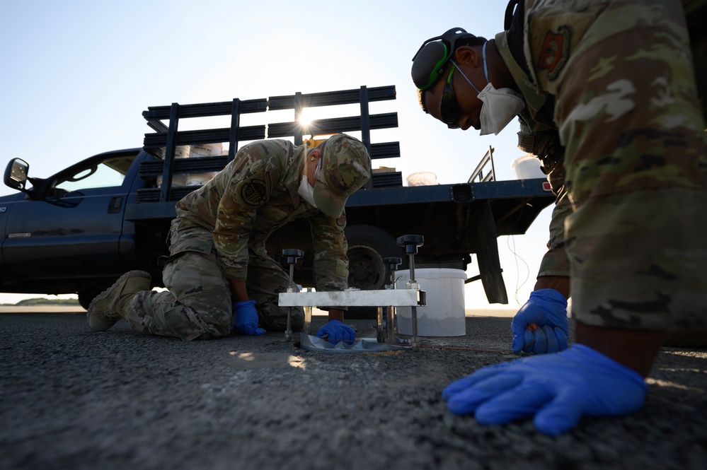 52nd CES conducts large-scale runway lighting restoration