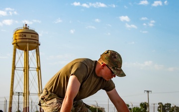 134th CES remove scale, lay concrete at Morón Air Base