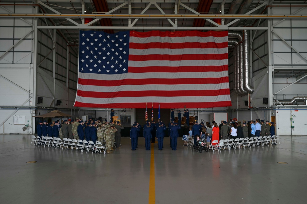 The 95th RS holds change of command ceremony
