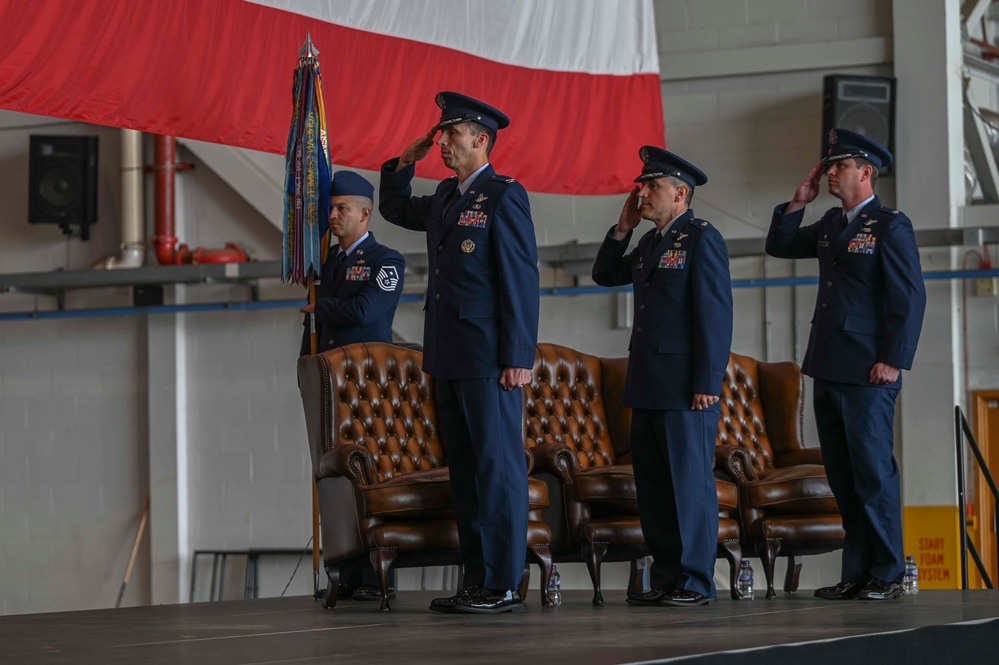 The 95th RS holds change of command ceremony