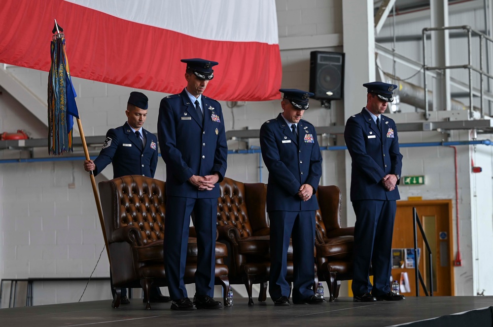 The 95th RS holds change of command ceremony