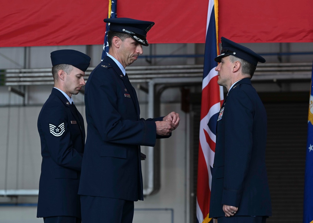 The 95th RS holds change of command ceremony