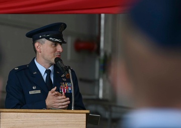 The 95th RS holds change of command ceremony