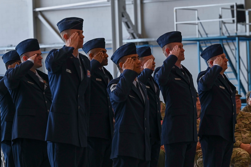 The 95th RS holds change of command ceremony