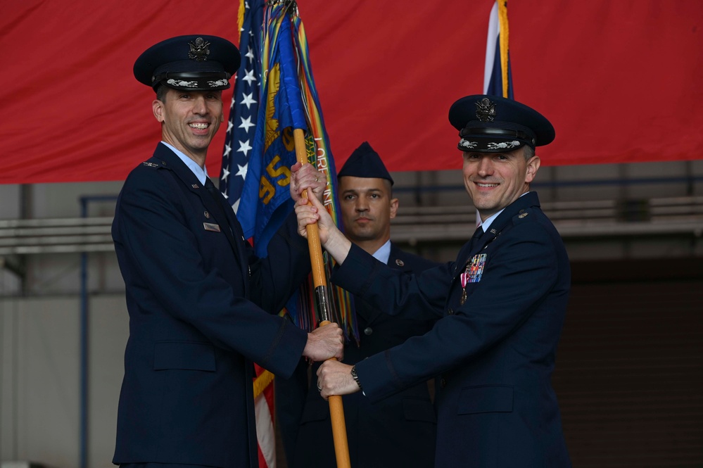 The 95th RS holds change of command ceremony