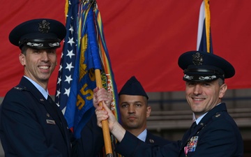 The 95th RS holds change of command ceremony