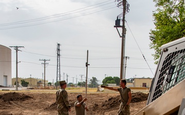 134th CES improves drainage at Morón Air Base
