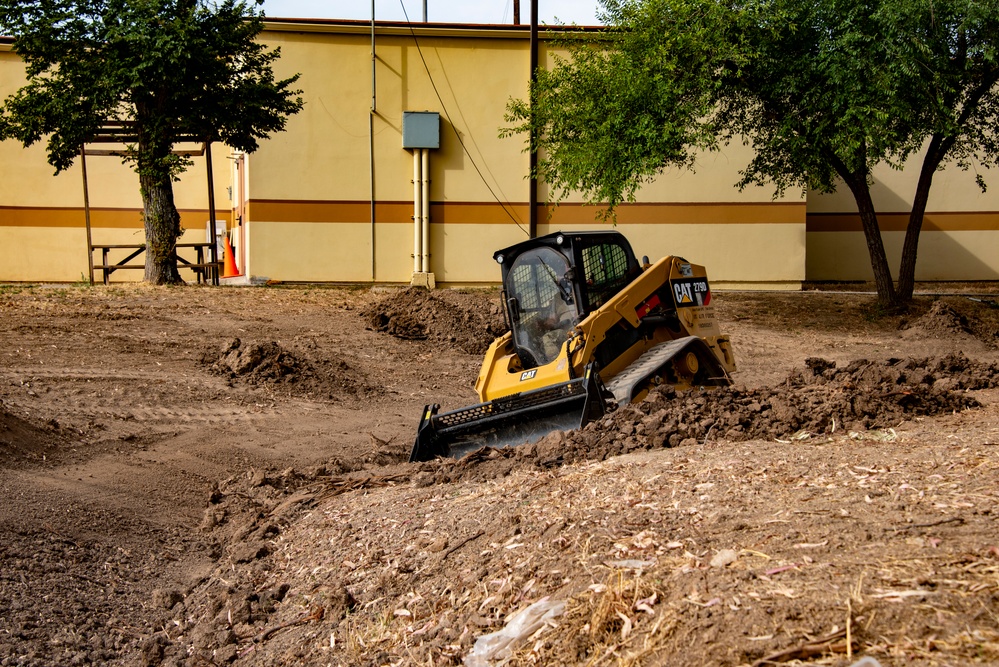 134th CES improves drainage at Morón Air Base