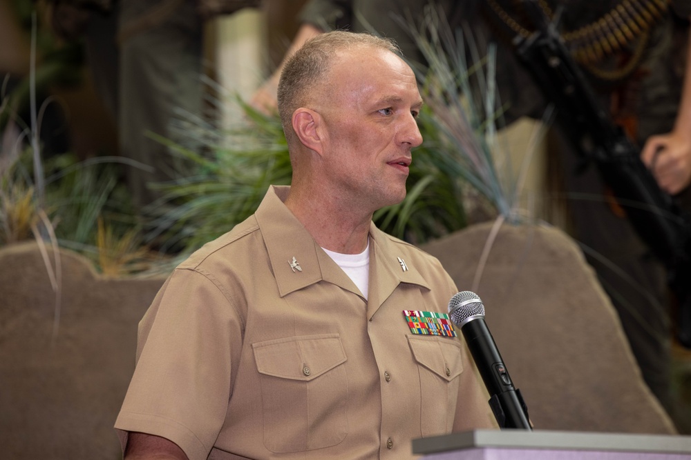 U.S. Marine Corps Col. Keane Retirement Ceremony