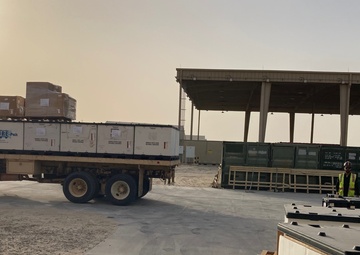 Army MEDLOG enables readiness during rapid deployment exercise in Kuwait