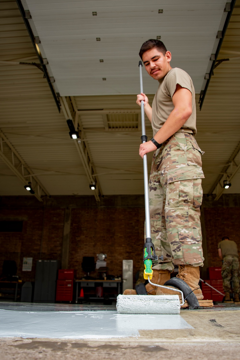 134th CES completes flooring projects at Morón Air Base