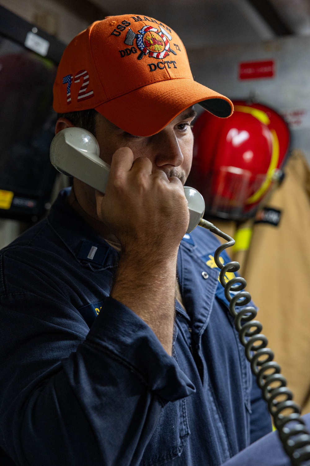 USS Mahan Conducts General Quarters Drill