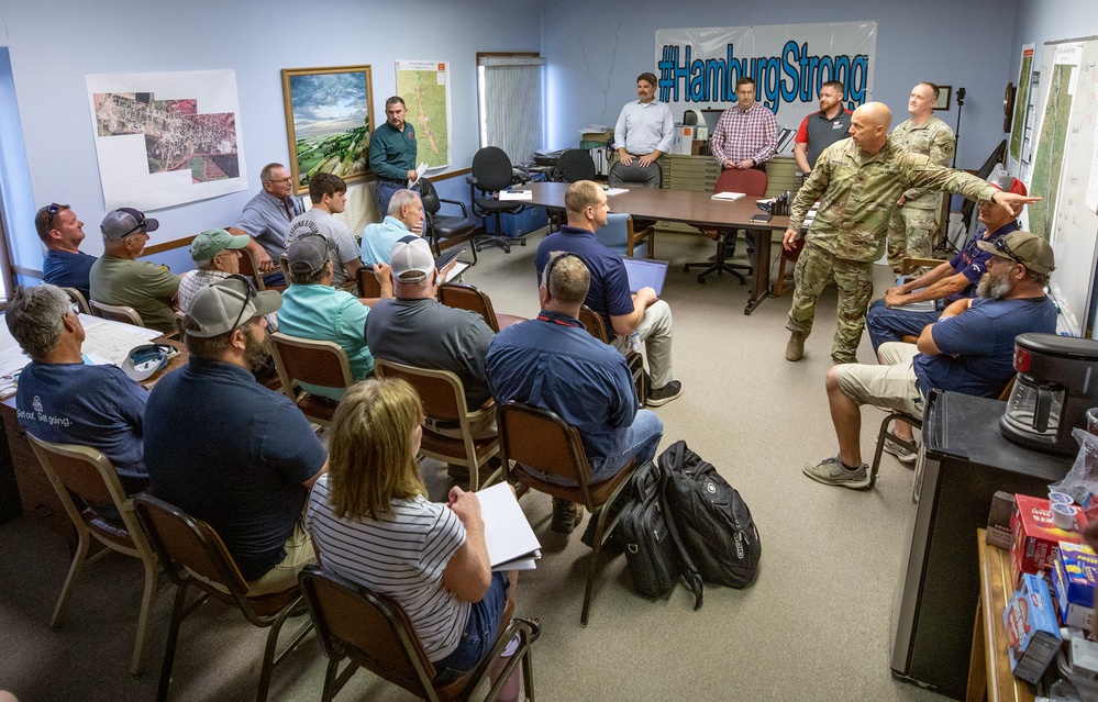 Omaha District meets with Levee Sponsors in Hamburg, IA