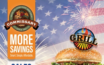 Celebrate Independence Day savings on grilling essentials and more through June 30 – July 13 Commissary Sales Flyer