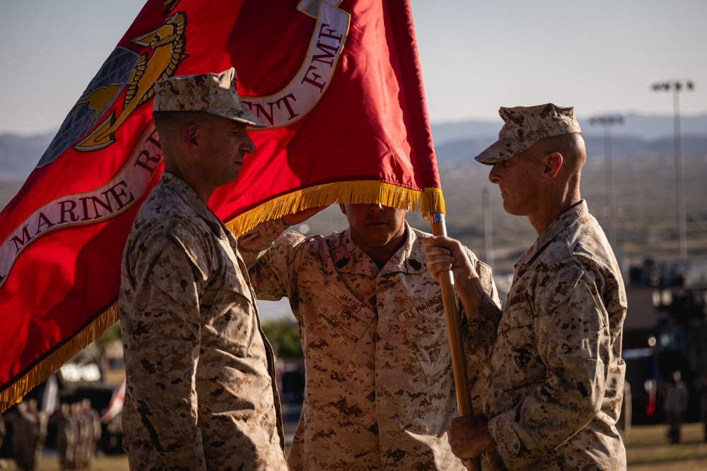 7th Marine Regiment conducts Change of Command Ceremony