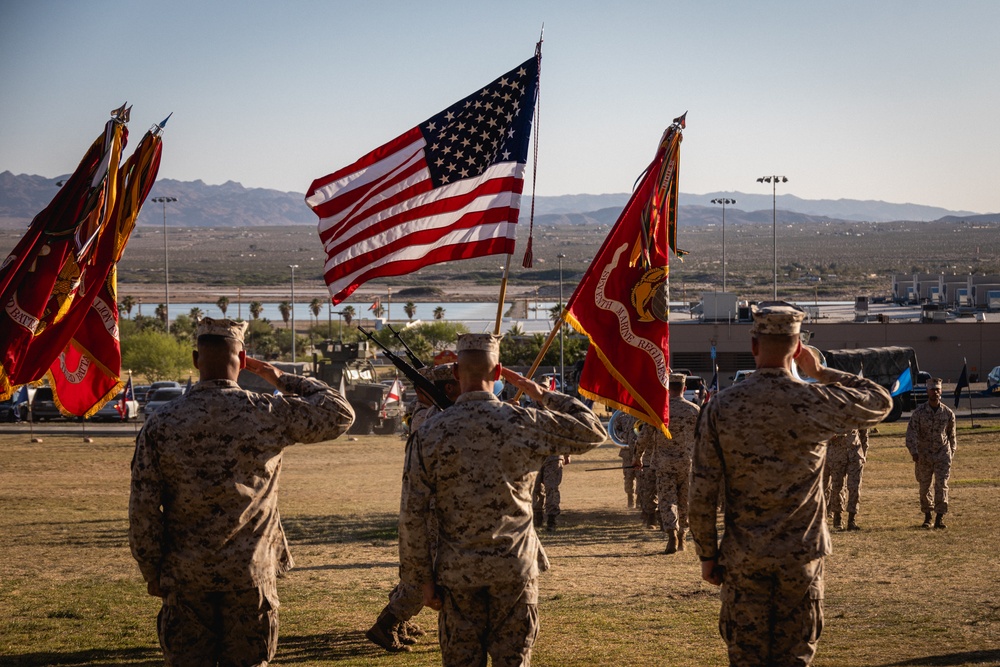 7th Marine Regiment conducts Change of Command Ceremony