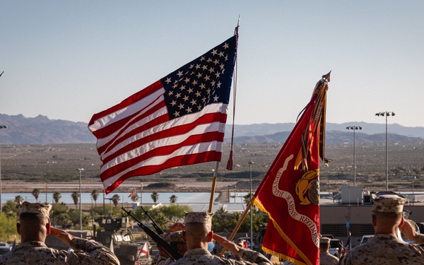 7th Marine Regiment conducts Change of Command Ceremony