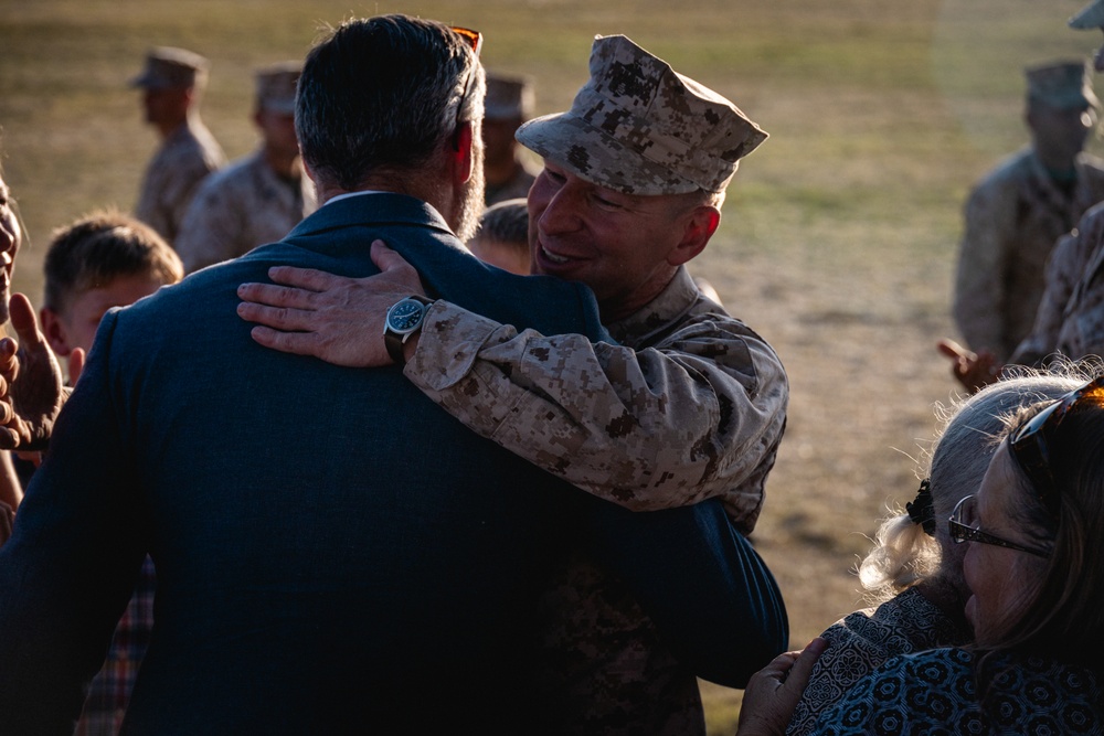 7th Marine Regiment conducts Change of Command Ceremony